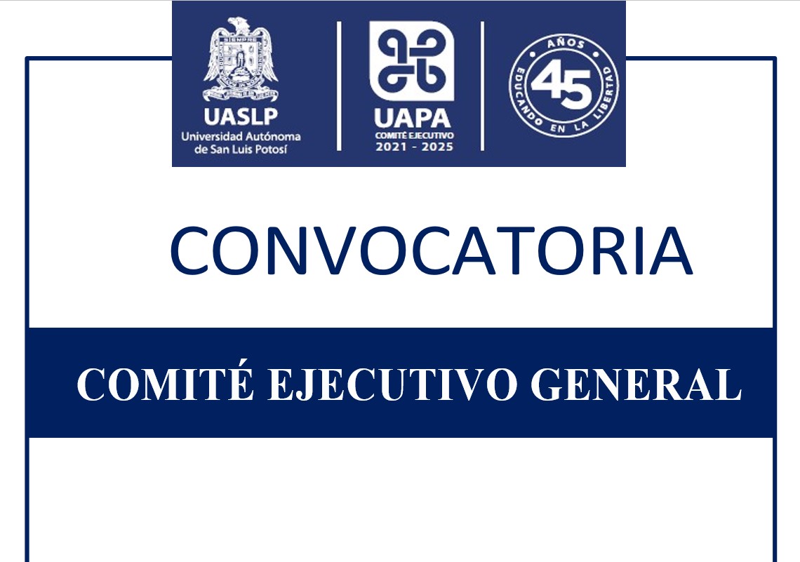 CONVOCATORIA COMITE EJECUTIVO 25-29